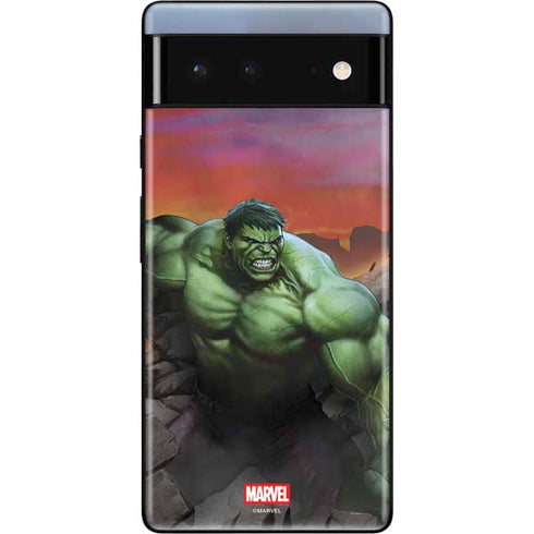 Marvel Enraged Hulk Google Pixel 6 Skin